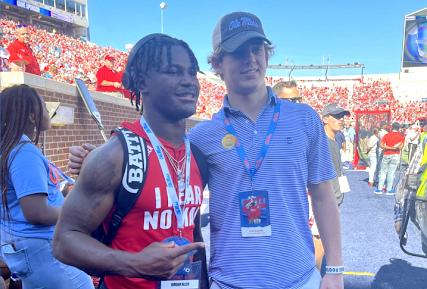 Jordan Allen with Arch Manning